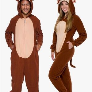 Brown Monkey Onesie Costume